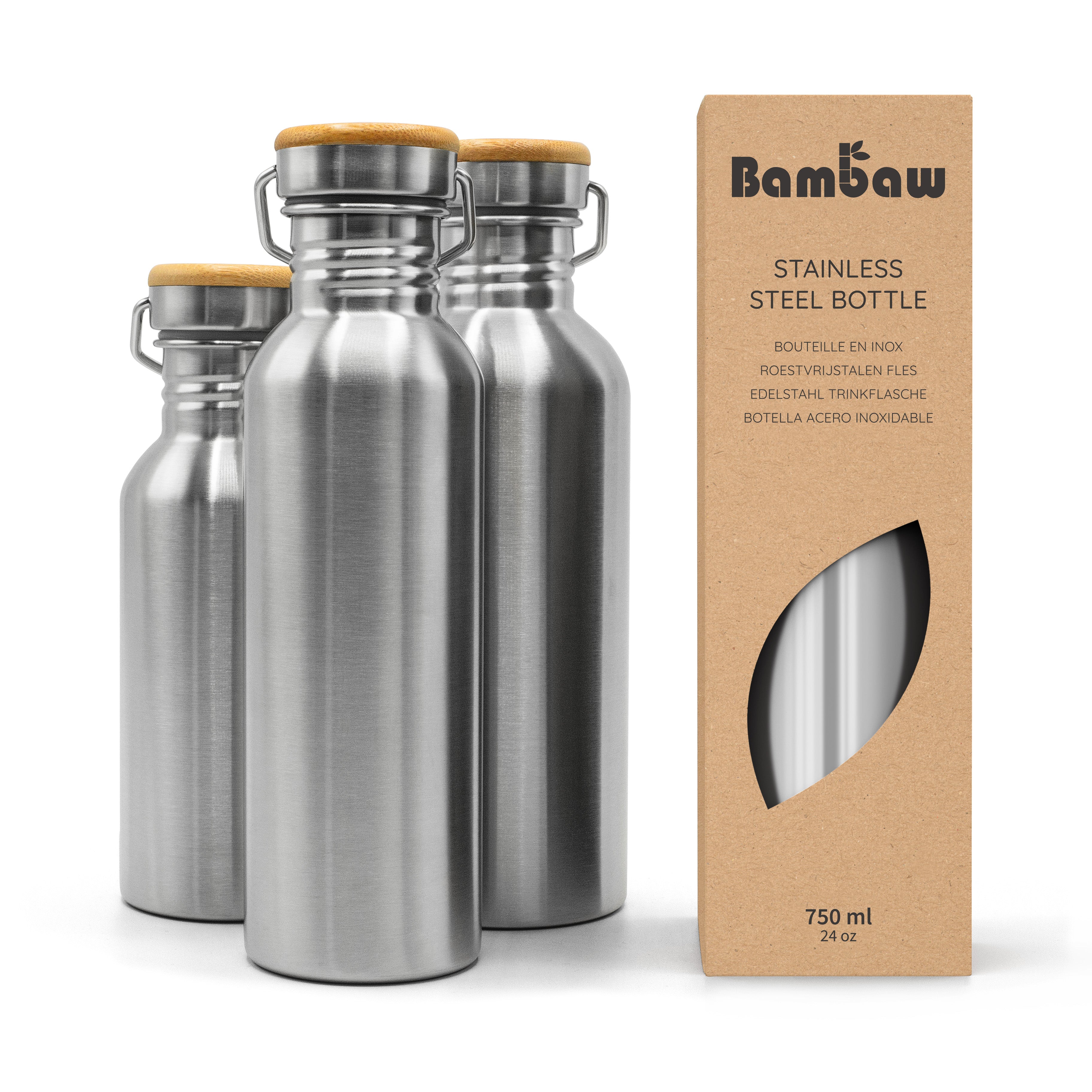 Bambaw Botella Reutilizable de Acero Inoxidable - Ecosplendo Tienda Online  España