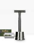 Metal Double Edge Razor With Stand | Colour Options
