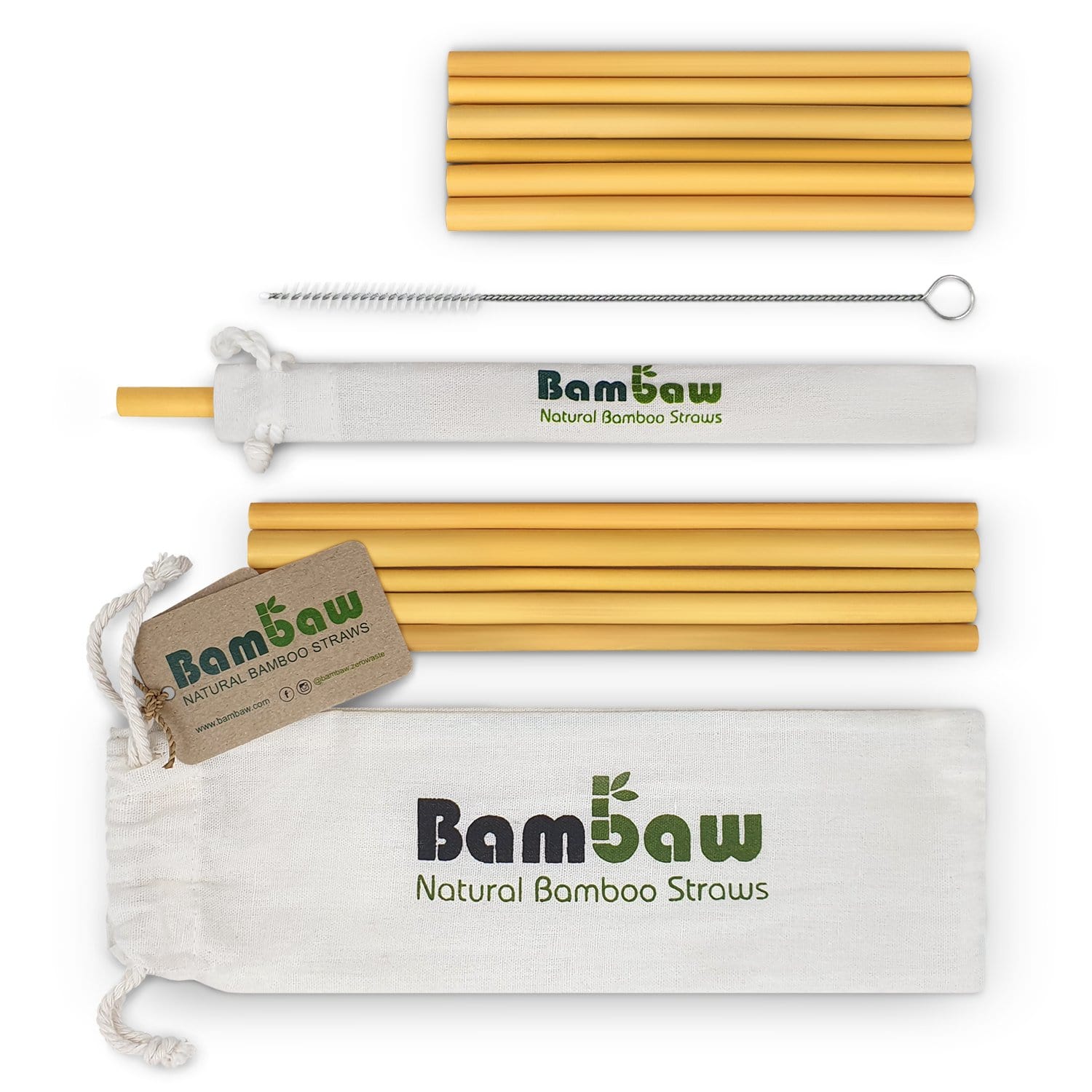 Bambaw Stainless Steel Straws - Ecco Verde Online Shop