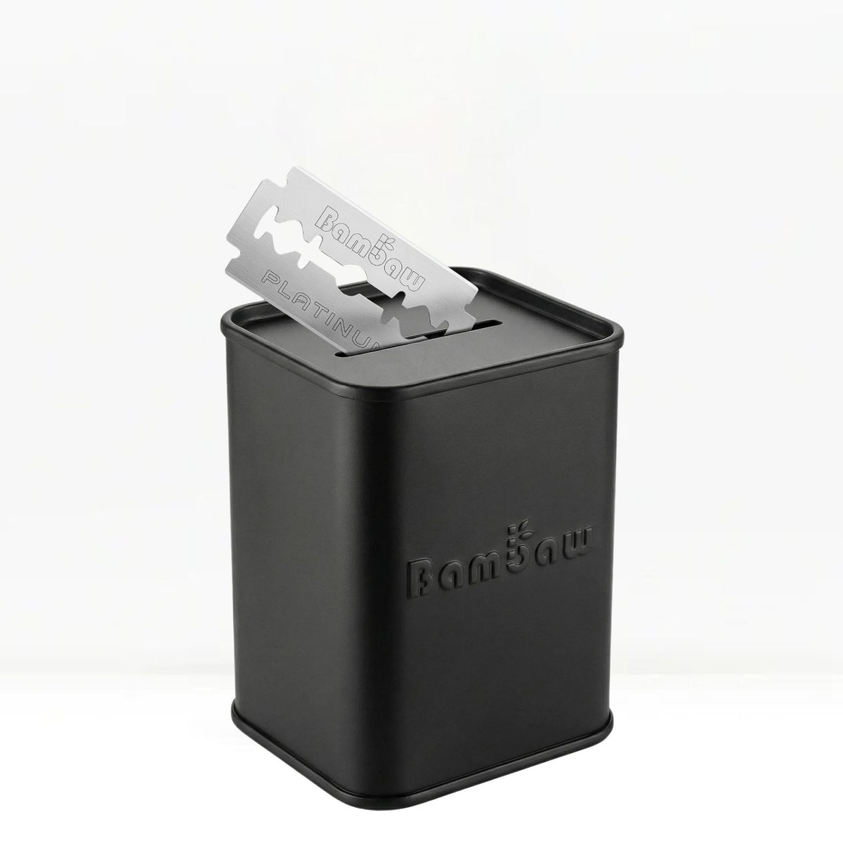 Metal Razorblade Container Metal Razor Blade Bank | Recyclable Disposal Tin | Bambaw
