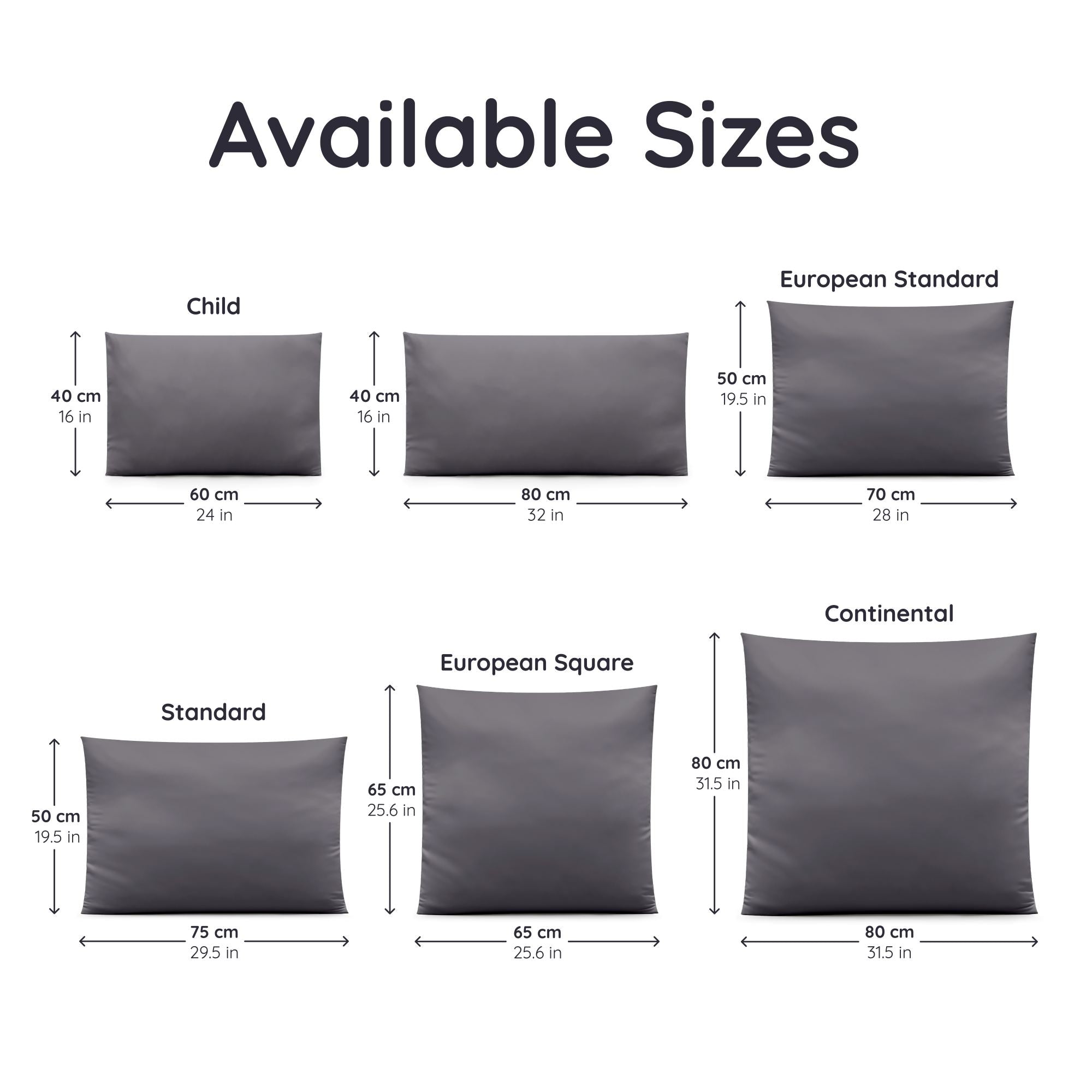 Bamboo Pillowcases | Pack of 2 | Colour Options
