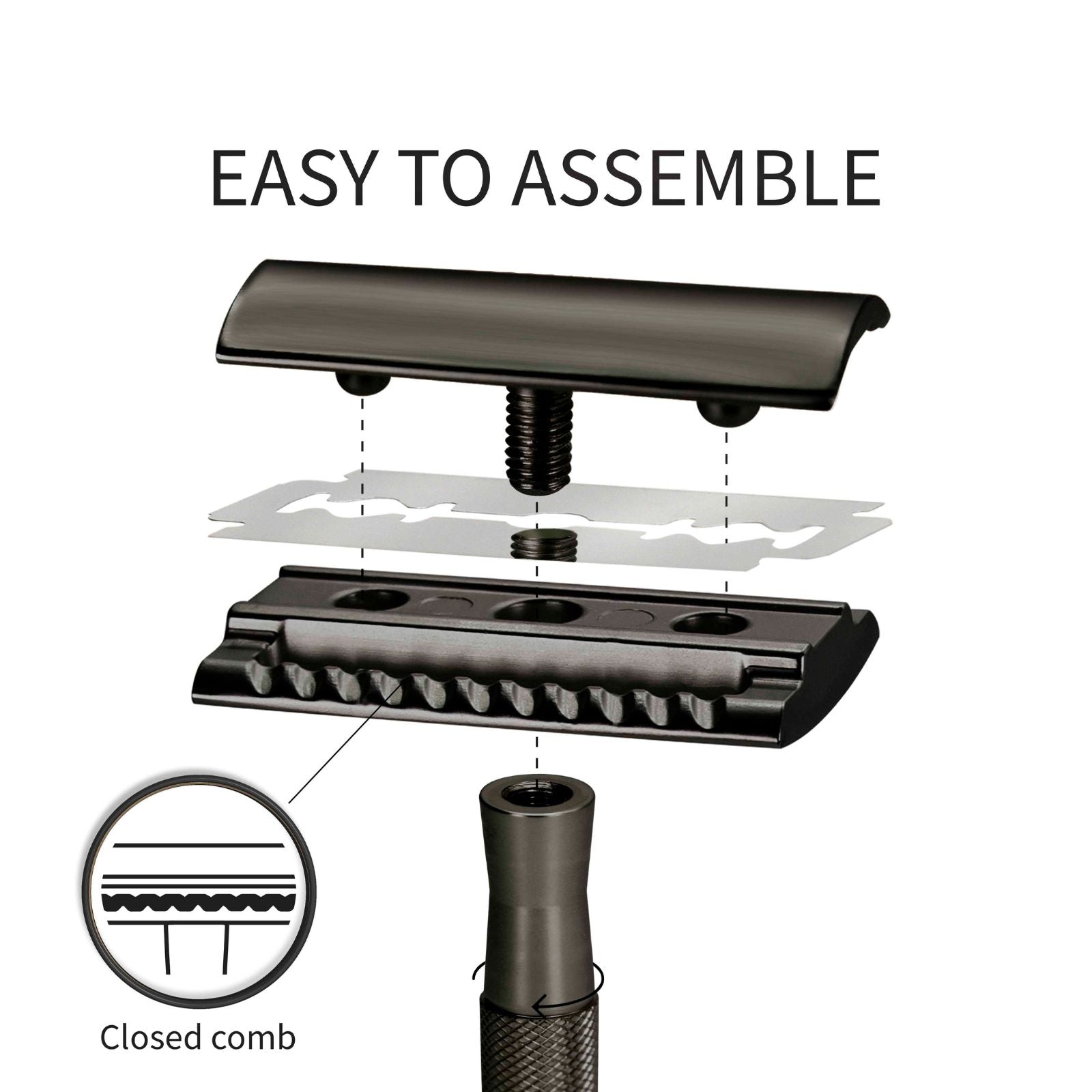 Metal Double Edge Safety Razor | Colour Options