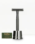 Metal Double Edge Razor With Stand | Colour Options