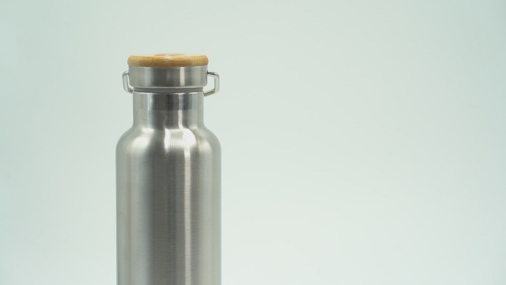 Bambaw Metal Insulated Water Bottle 16 oz, Stainless Steel Water Bottle  Insulated, Reusable Water Bottle, Vacuum Insulated Water Bottle, Hot Water  Bottle, Metal Water Bottle