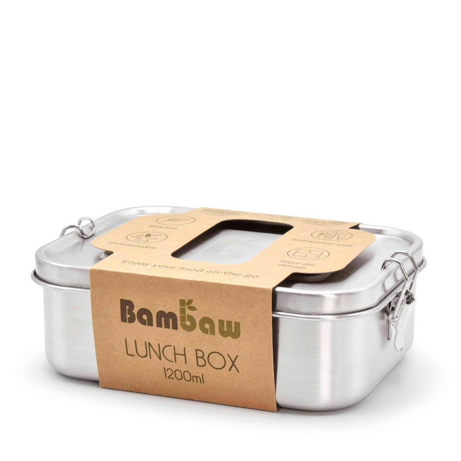 Prep & Savour 2 Pieces Bento Box Stainless Steel Bento Box Metal